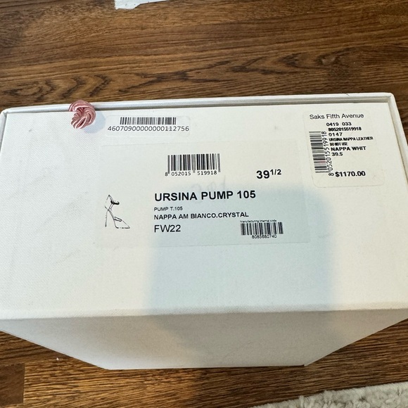 AMINA MUADDI URSINA PUMP 105 WHITE NAPA - Picture 3 of 13